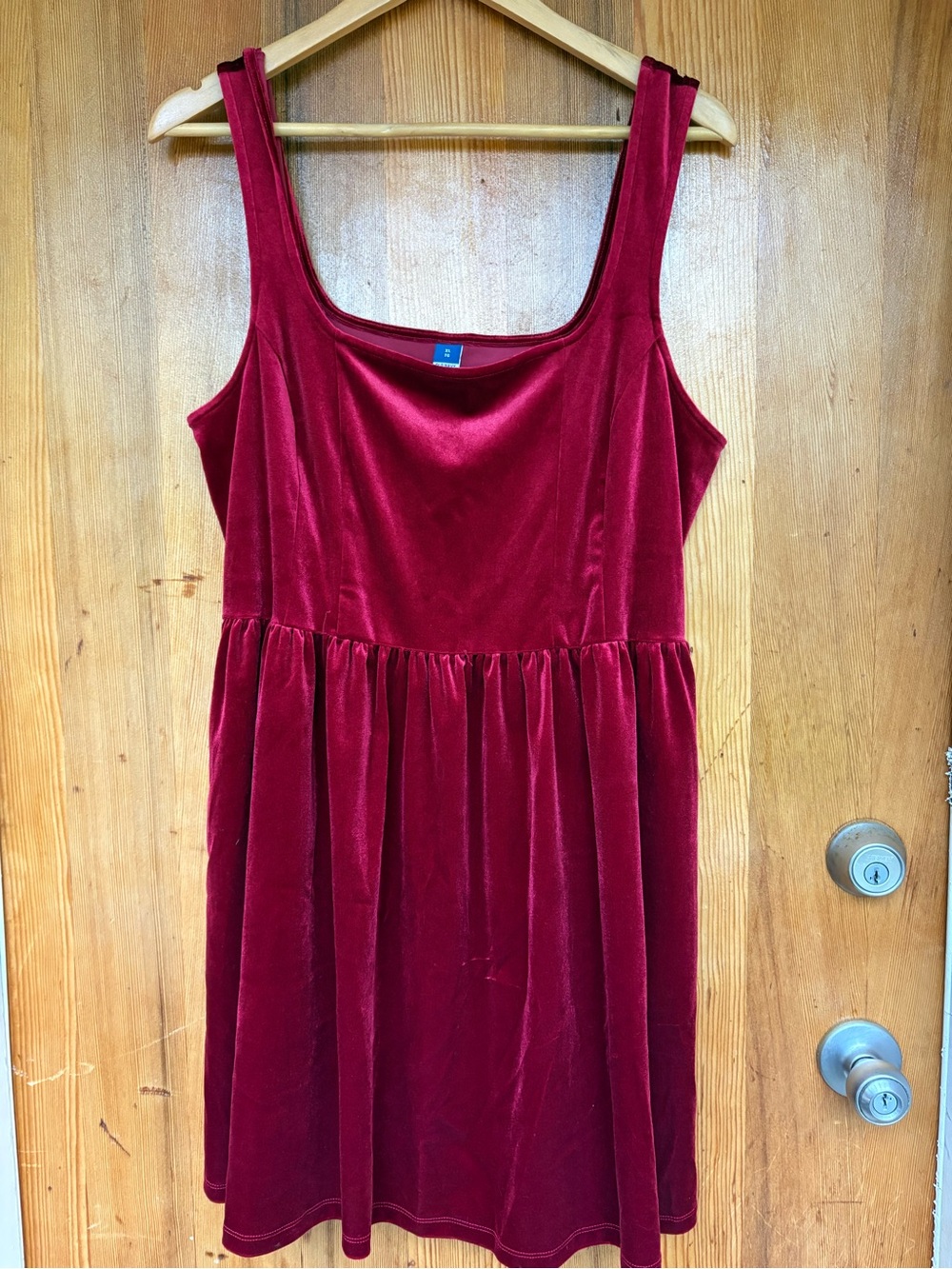 Old Navy Girl's Red Velvet Tank Dress